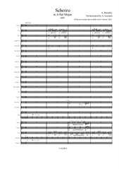 Borodin - Scherzo in A flat Major, 1885, Orchestrated by Leytush – Score only
