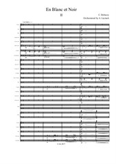 Debussy - 'En Blanc et Noir', orchestra suite, orchestrated by Leytush, 2nd Movement