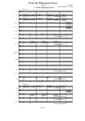 Dvorak - From the Bohemian Forest – Full Score, 6 movements